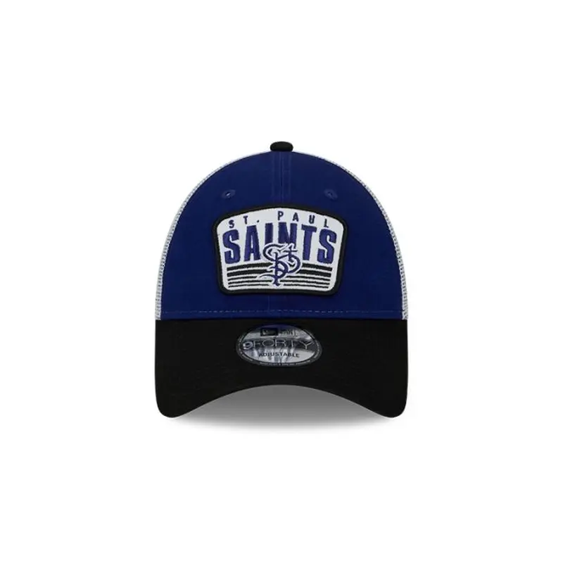 Saints New Era 9Forty Patch Youth Trucker Cap