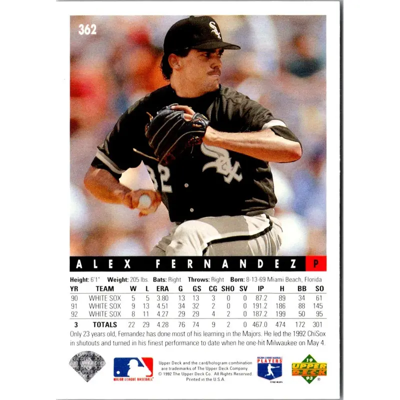 1993 Leaf Sid Fernandez #2