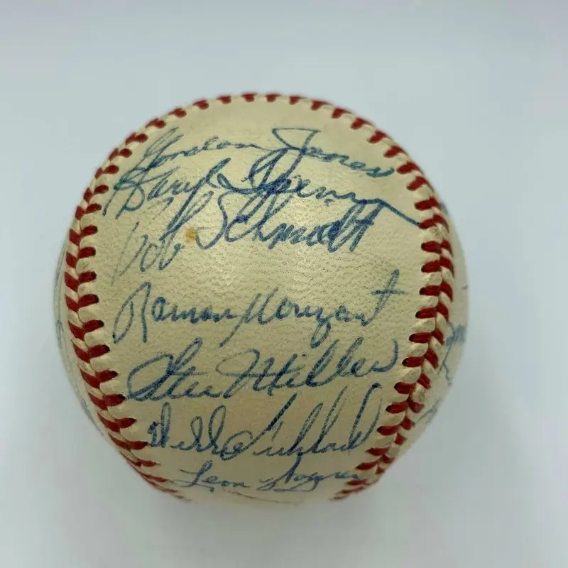 1958 San Francisco Giants Team Signed Baseball Inaugural Season Willie Mays JSA
