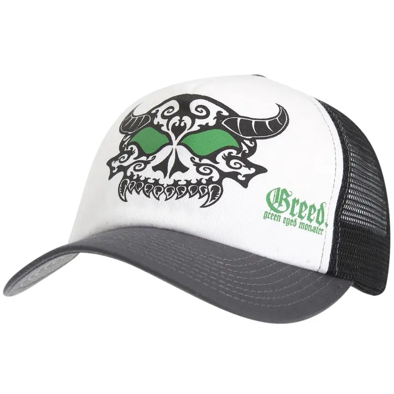 Greed - Green-Eyed Monster Trucker Cap