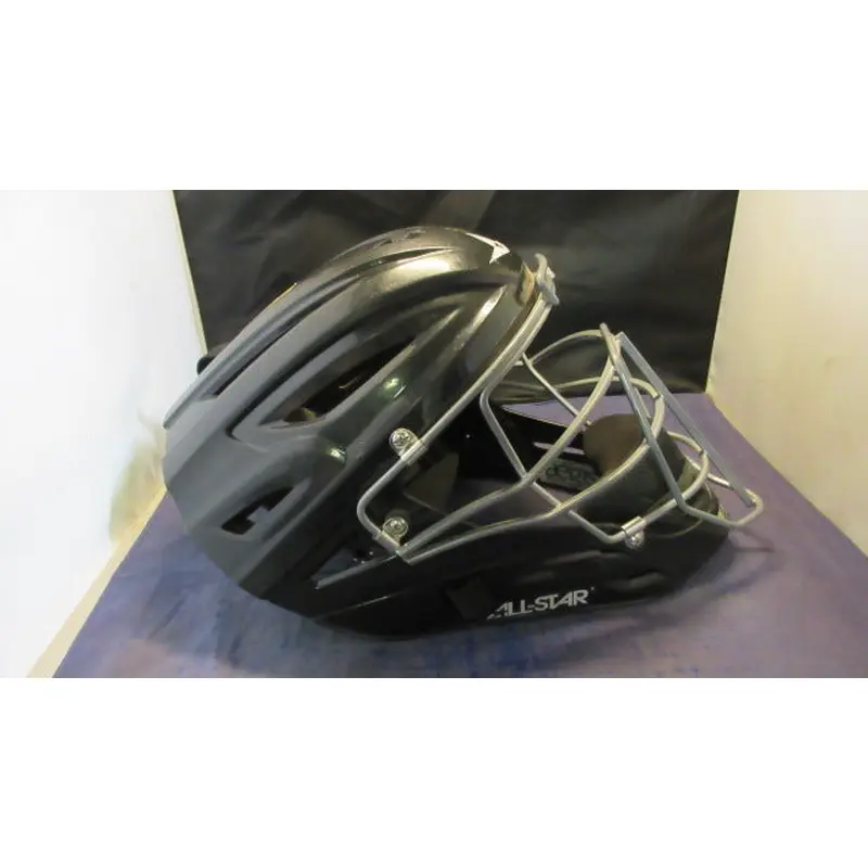 Used All Star MVP 2400 Ultra Cool Catcher's Helmet Size 7 - 7 3/4