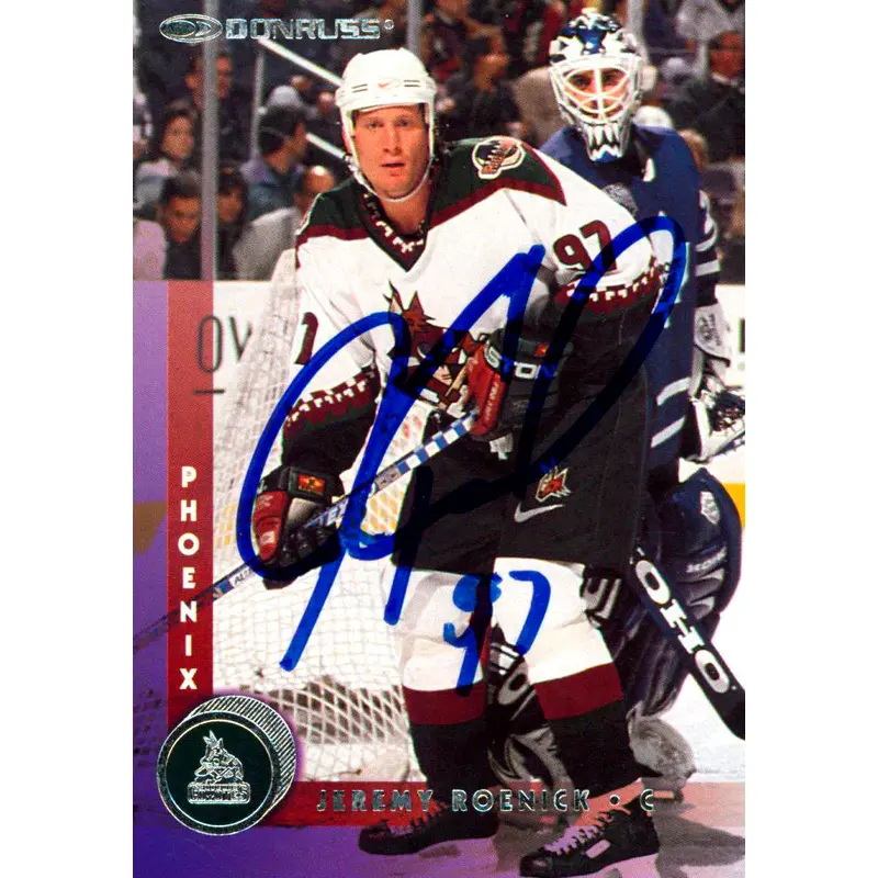 Coyotes Jeremy Roenick Authentic Signed 1997 Donruss #6 Card BAS #BK12633