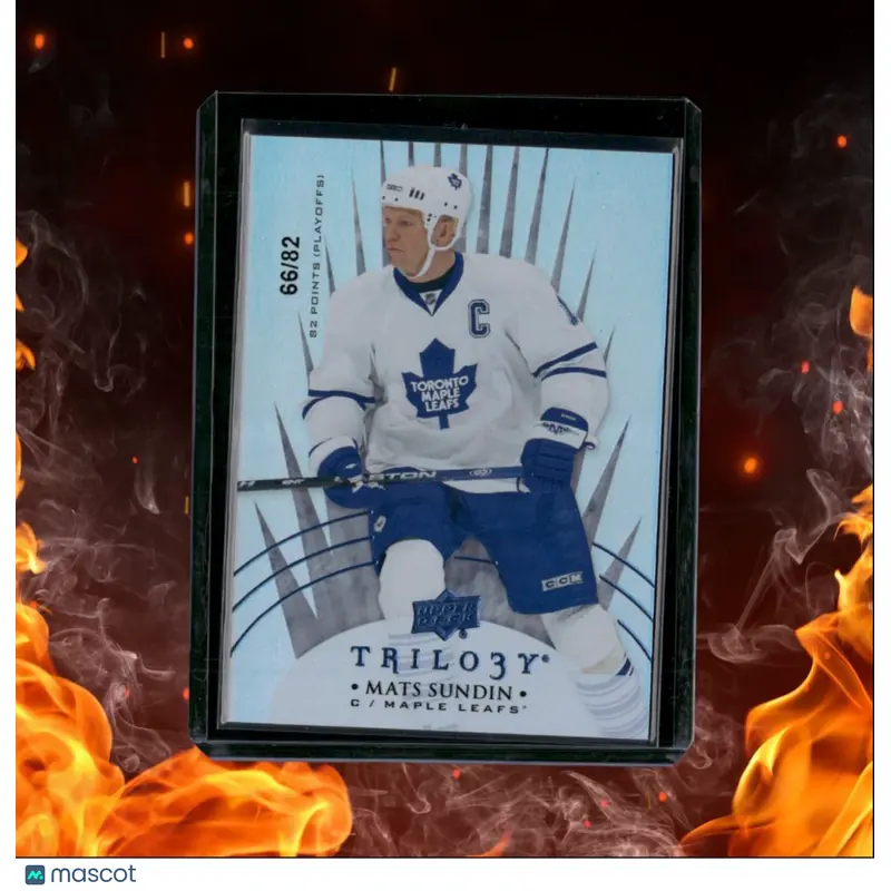 2014-15 Upper Deck Trilogy Mats Sundin Radiant Blue 66/82 #96