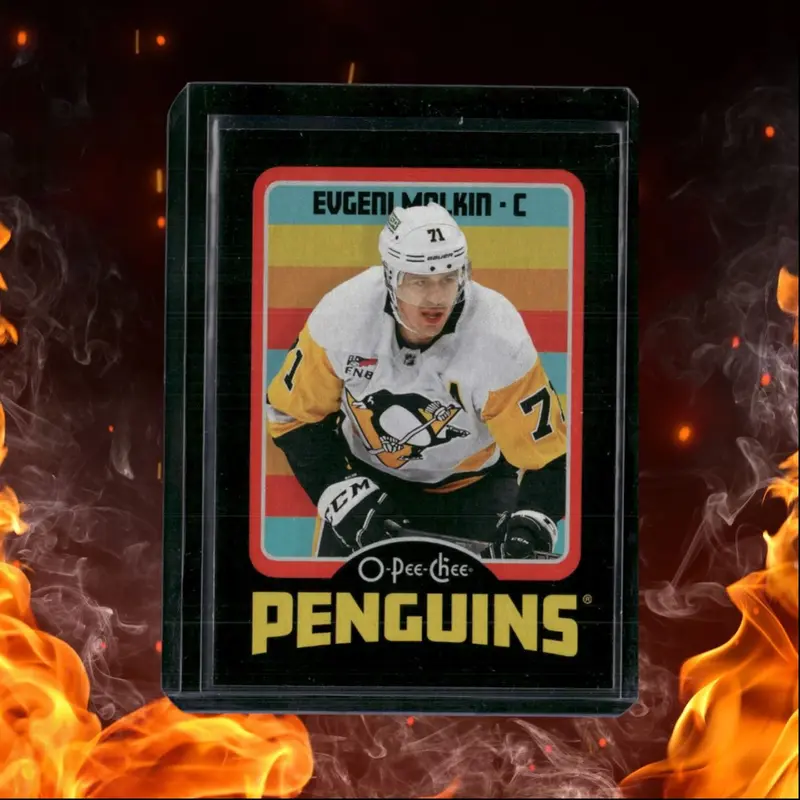 2024-25 O-Pee-Chee Evgeni Malkin Retro Black Border 022/100 #022