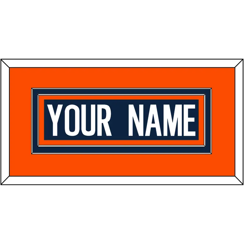 Denver Nameplate - Alternate Blue - Double Mat 4