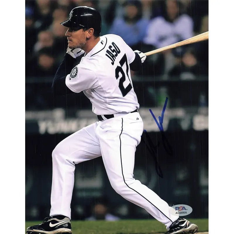John Jaso signed 8x10 photo PSA/DNA Seattle Mariners Autographed