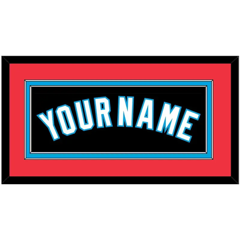 Miami Name - Alternate Black - Double Mat 3