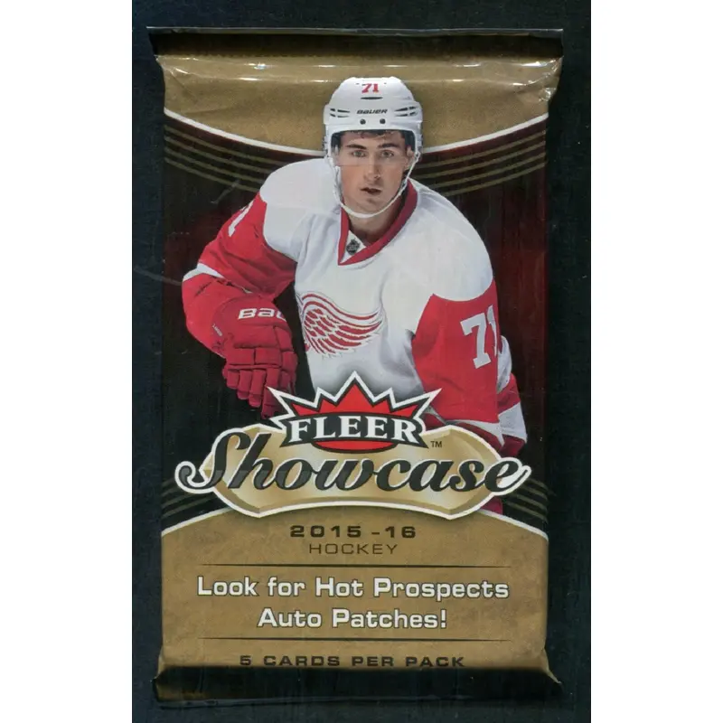 2015/16 Fleer Showcase Hockey Unopened Pack (Hobby)