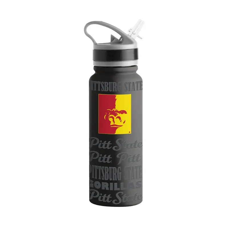 Pitt State (KS) Black 25oz Replay SingleWall FlipTop Bottle