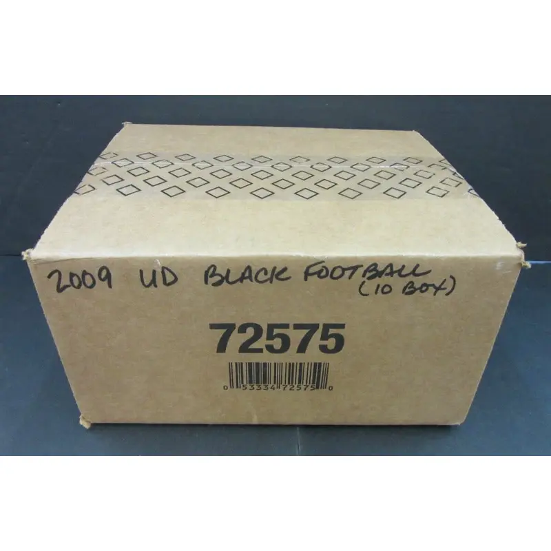 2009 Upper Deck Black Football Case (Hobby) (10 Box)