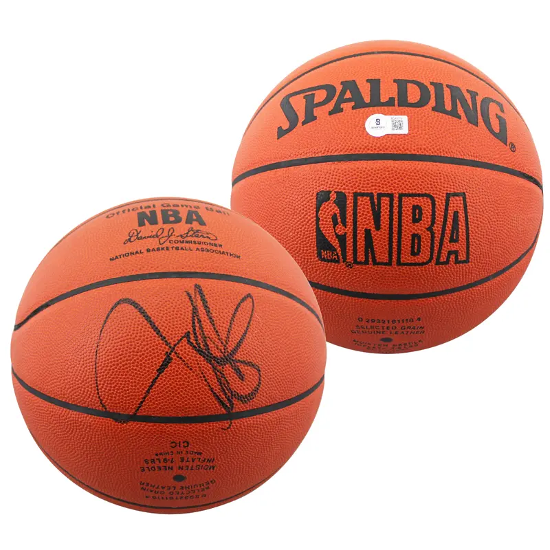 Pistons Jerry Stackhouse Signed Official NBA Game Basketball BAS #BQ45778
