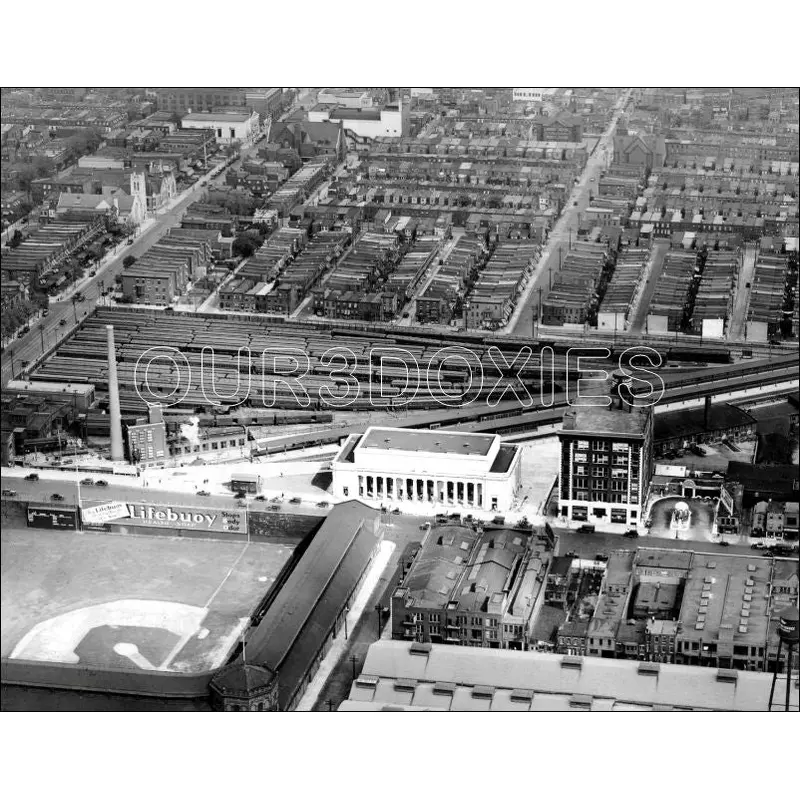 1926 Baker Bowl 11X14 Photo - Philadelphia Phillies The Cigar Box - 1026