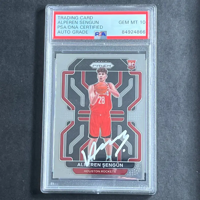 2021-22 Panini Prizm #318 Alperen Sengun Auto Grade 10 PSA Slabbed RC