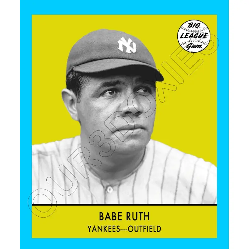 Babe Ruth 1941 Goudey Custom Card - 3762