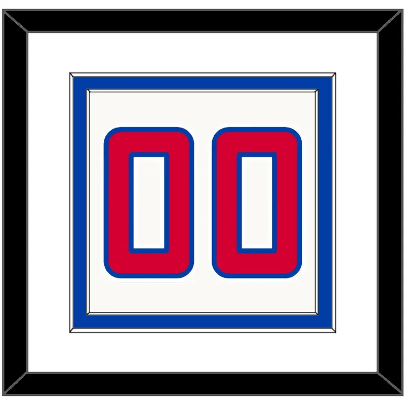 Los Angeles Number - Home White (2013-2015) - Double Mat 1