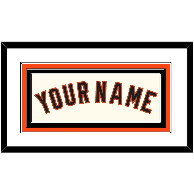 San Francisco Name - Home Cream - Triple Mat 1