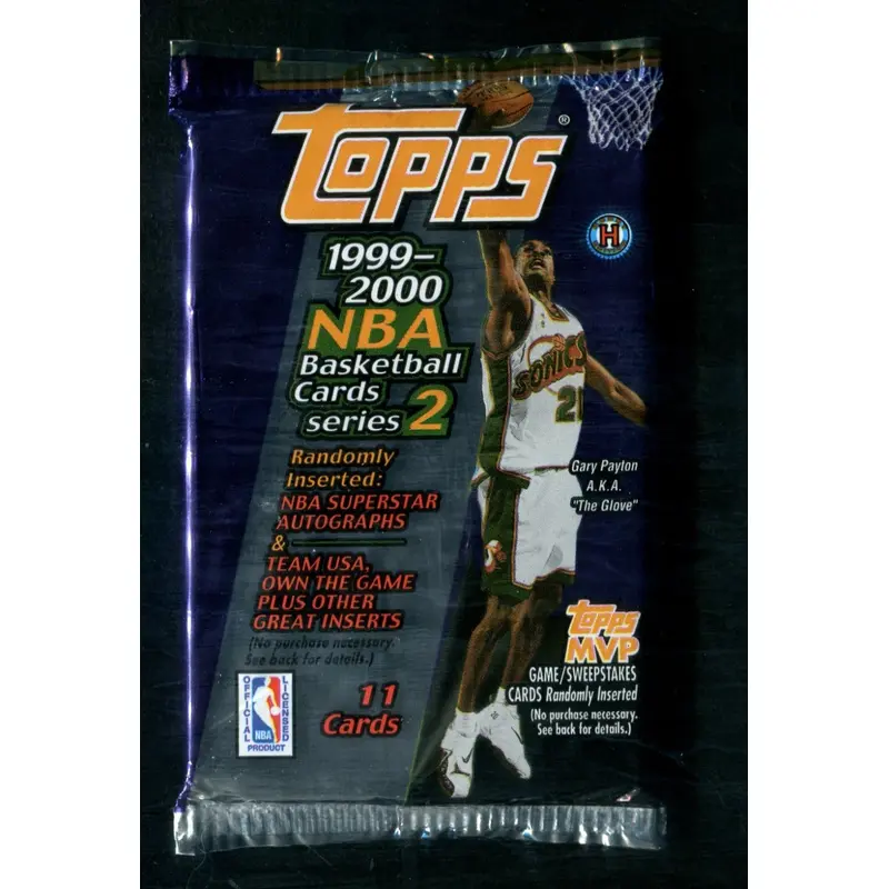 1999/00 Topps Basketball Unopened Series 2 Pack (Hobby) (11)