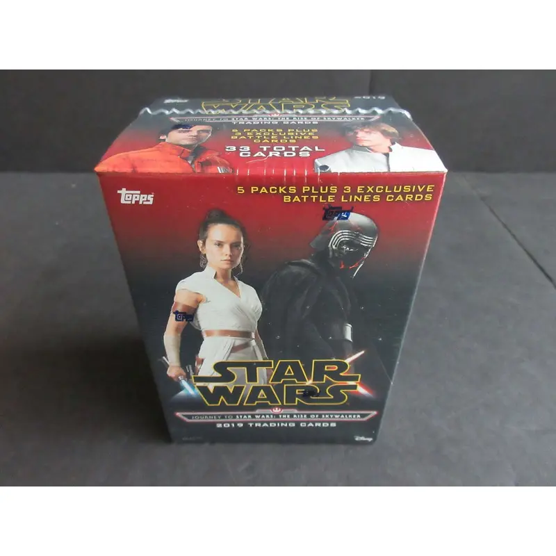 2019 Topps Star Wars The Rise of Skywalker Blaster Box (5/6 plus 3 Cards)