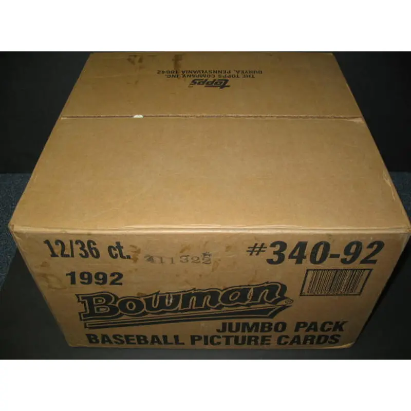 1992 Bowman Baseball Jumbo Case (12/36) (Authenticate)