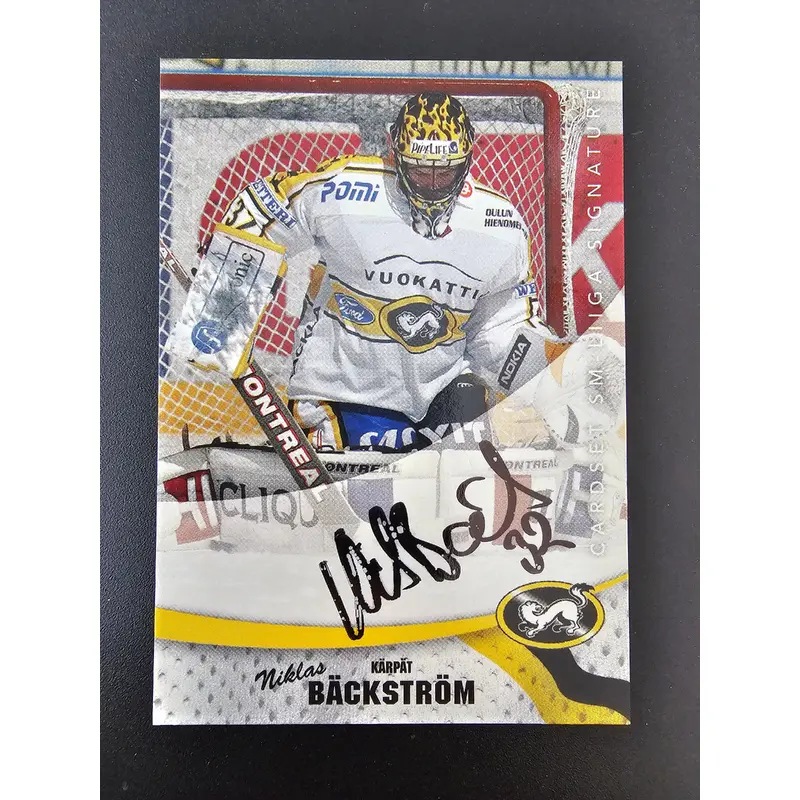 2004-05 Cardset Signature - Niklas Backstrom