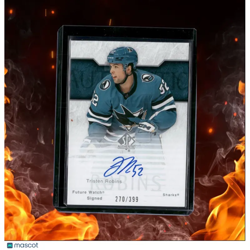 2023-24 SP Authentic Tristen Robins Retro Future Watch Rookie Auto 270/399