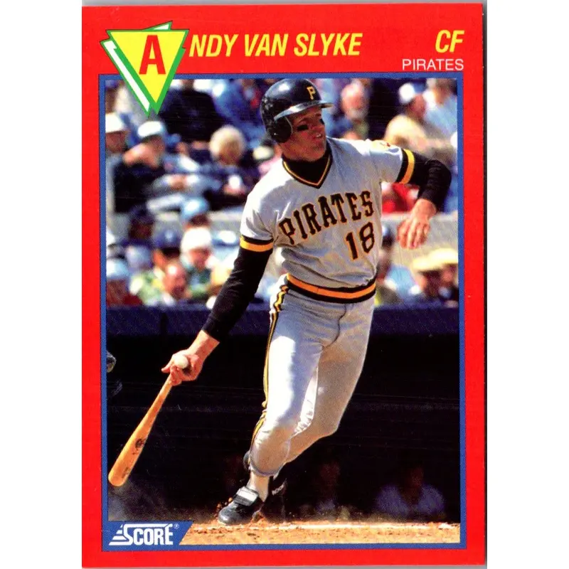 1989 Score Baseball's 100 Hottest Players Andy Van Slyke #92