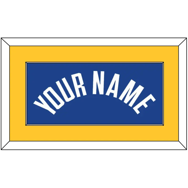 Denver Name - Blue Statement (2018-2022) - Single Mat 2