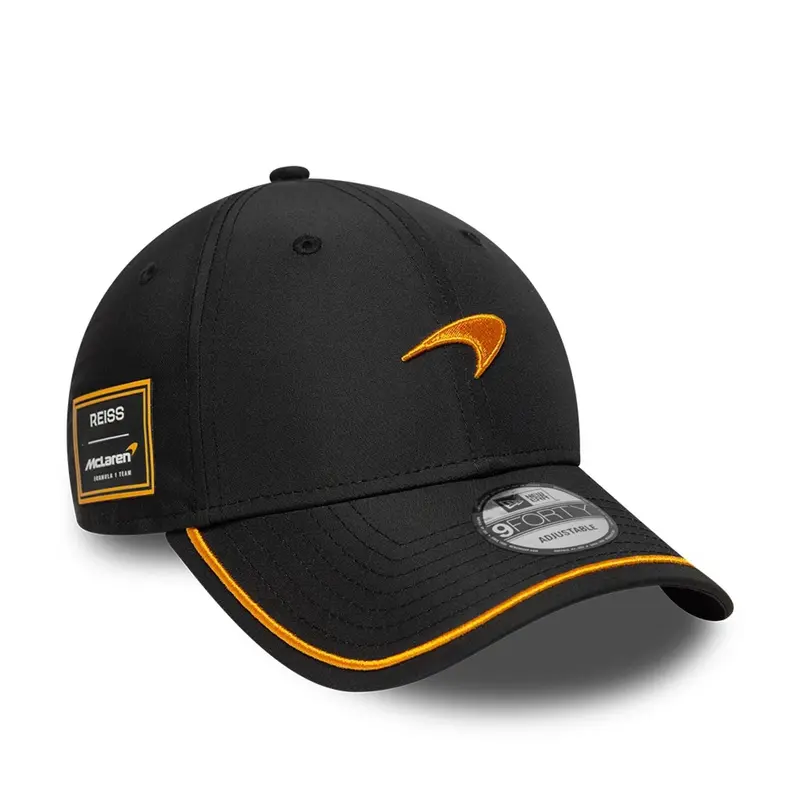 McLaren x Reiss Seasonal Black 9FORTY Adjustable Cap