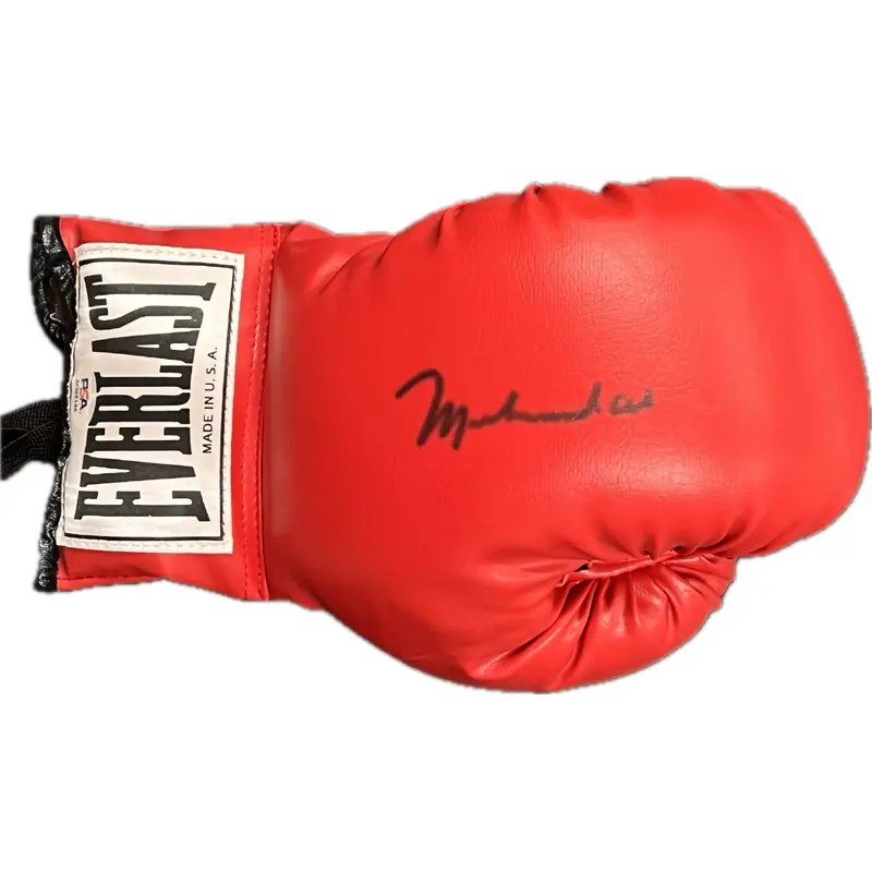 Muhammad Ali Signed Boxing Glove PSA/DNA Boxing LOA Cassius Clay