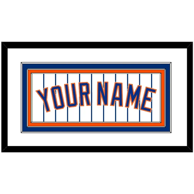 New York Name - Home Pinstripes Jersey - Triple Mat 1