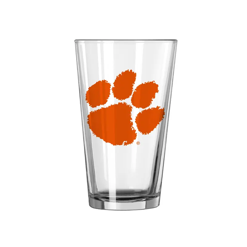 Clemson 16oz Letterman Pint Glass