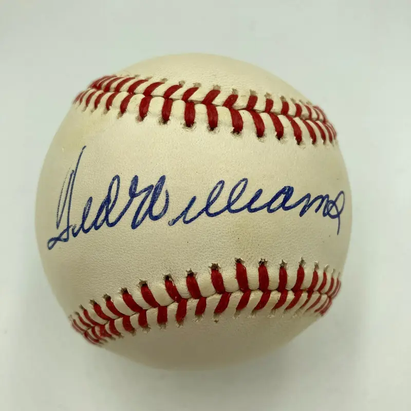 Nice Ted Williams Signed Official American League Baseball JSA COA