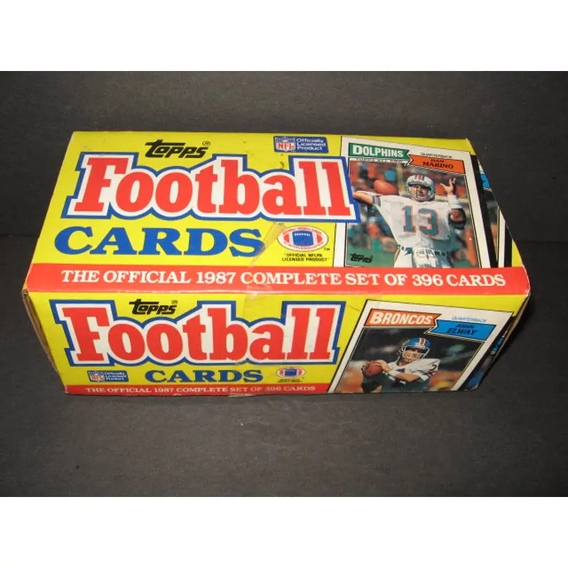1987 Topps Football Factory Set (Holiday Wrap)