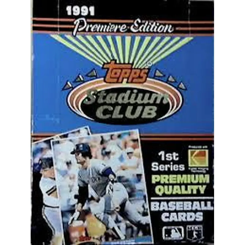 1991 Stadium Club Baseball Series 1 Box