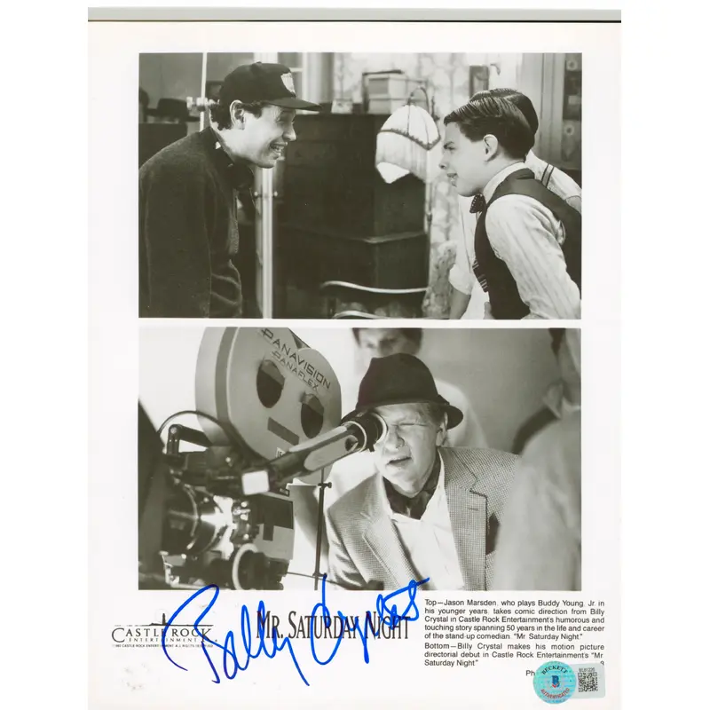 Billy Crystal Mr. Saturday Night Authentic Signed 8x10 Photo BAS #BL81226