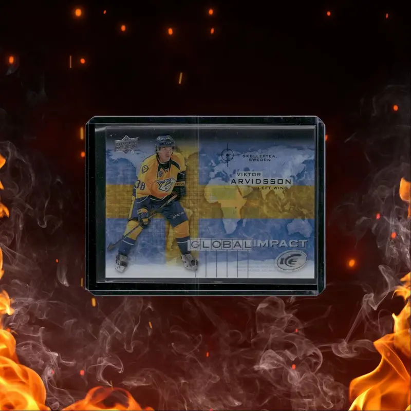 2015-16 Upper Deck Ice Viktor Arvidsson Global Impact #GI-VA
