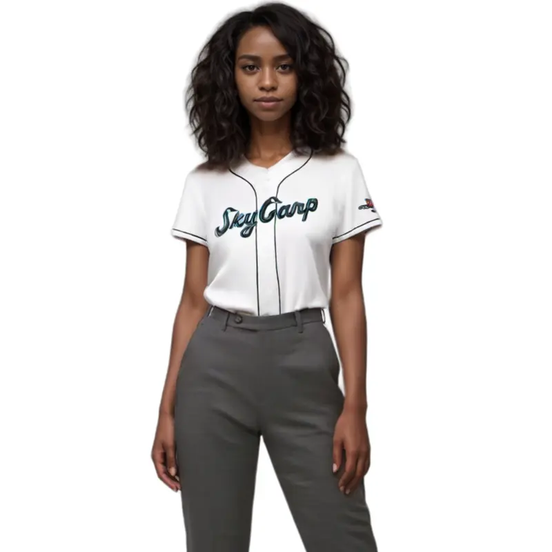 Beloit Sky Carp White Home Replica Jersey