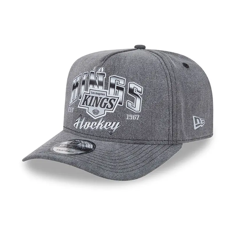 New Era - 9FORTY A-Frame Washed Cap - Los Angeles Kings - Black