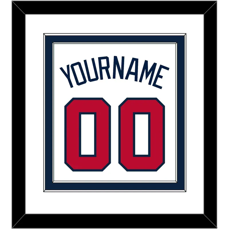 Atlanta Name & Number - Home White - Double Mat 2