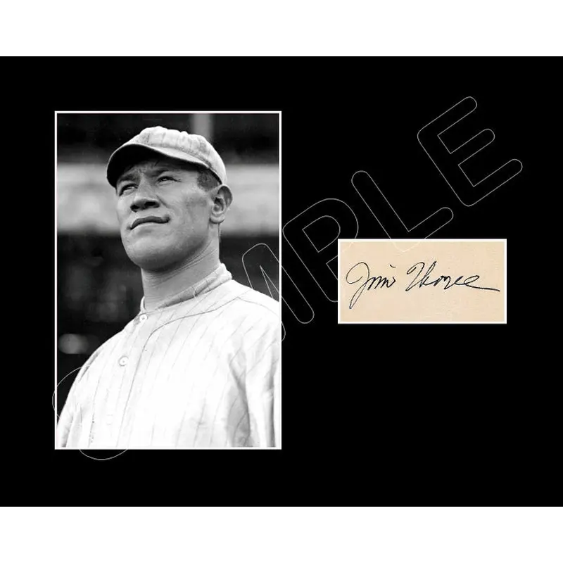 Jim Thorpe Matted Photo Display 8X10 - New York Giants - 773