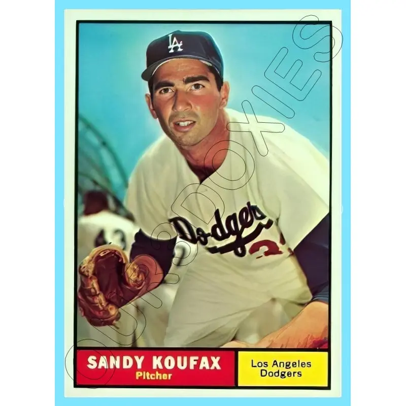 Sandy Koufax 1961 Topps Reproduction Card - 4265