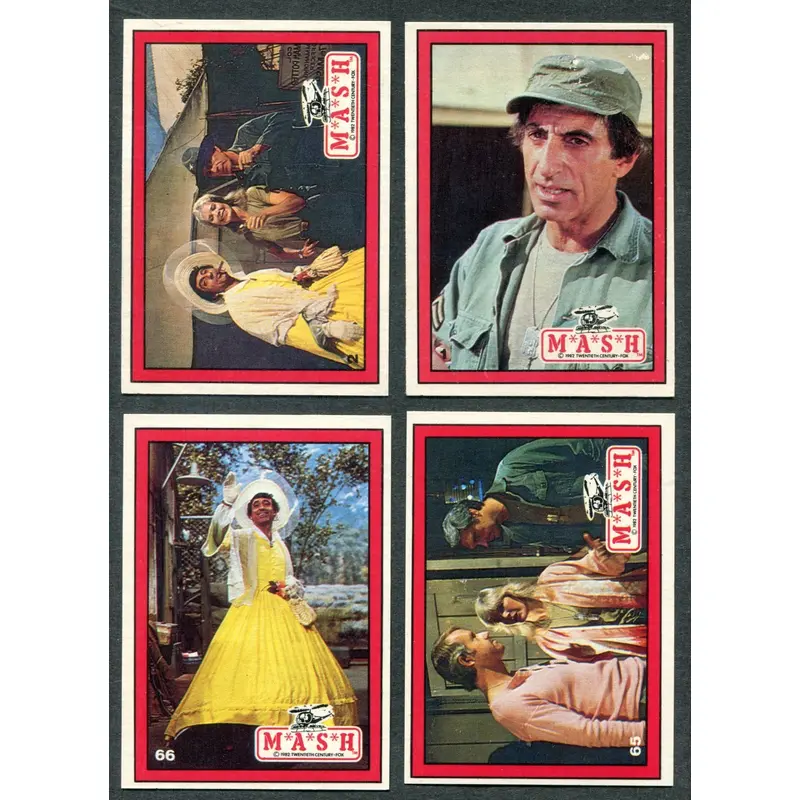 1982 Donruss M*A*S*H Complete Set (66) NM/MT
