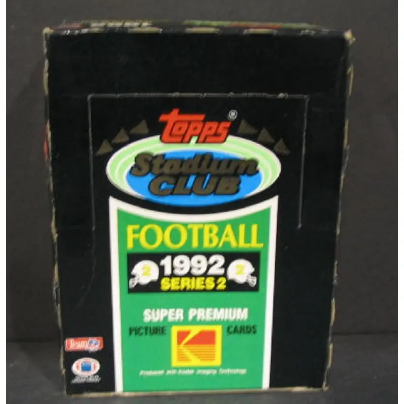 1992 Topps Stadium Club Football Series 2 Box