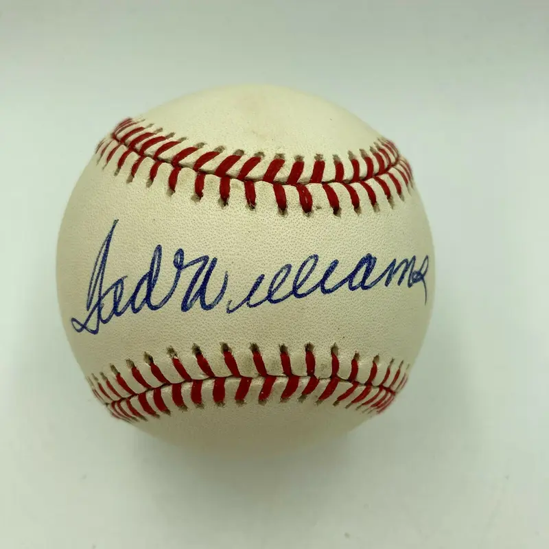 Stunning Ted Williams Single Signed American League Baseball JSA Graded MINT 9