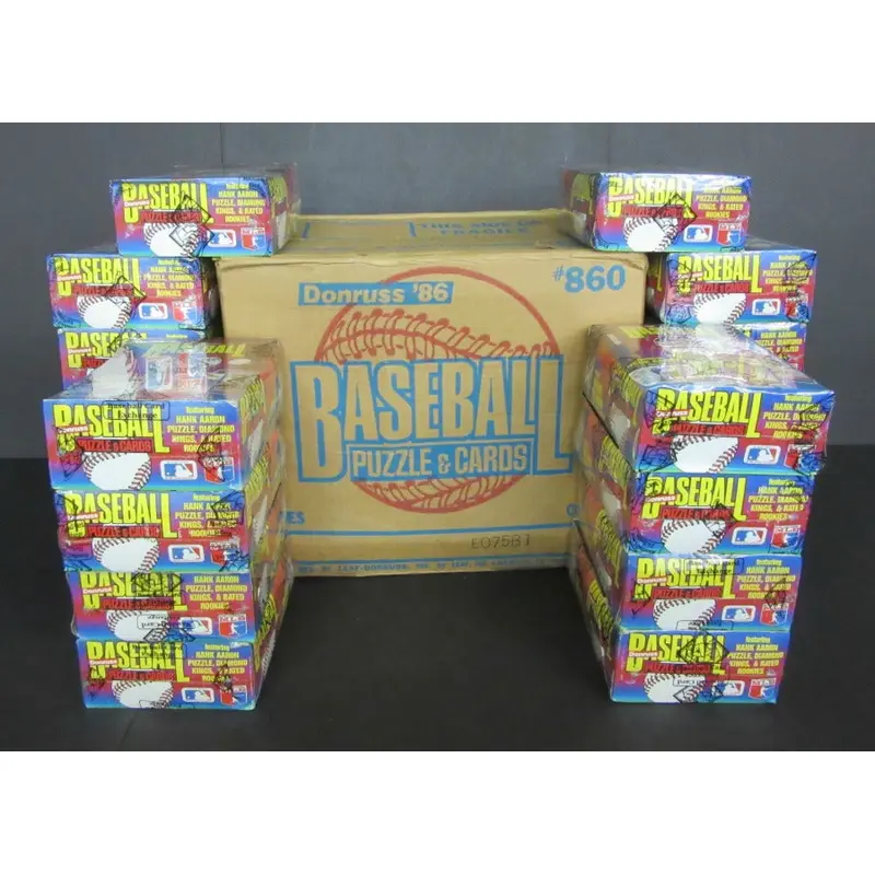 1986 Donruss Baseball Unopened Wax Case (20 Box) (BBCE)