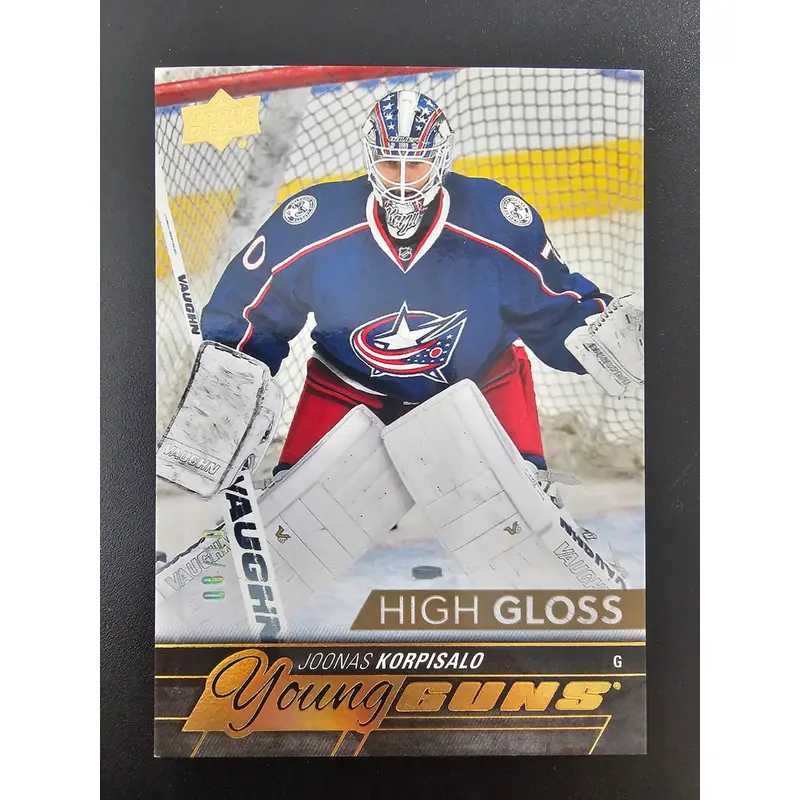 2015-16 Upper Deck - Young Guns High Gloss - Joonas Korpisalo #521 /10 RC