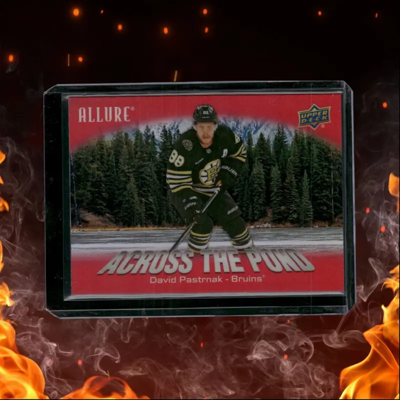 2024-25 Upper Deck Allure David Pastrnak Across the Pond Red #ATP-1