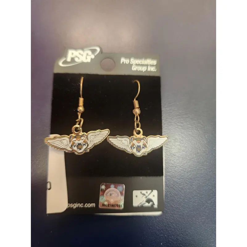 Flying Tigers Winged Tiger Earrings
