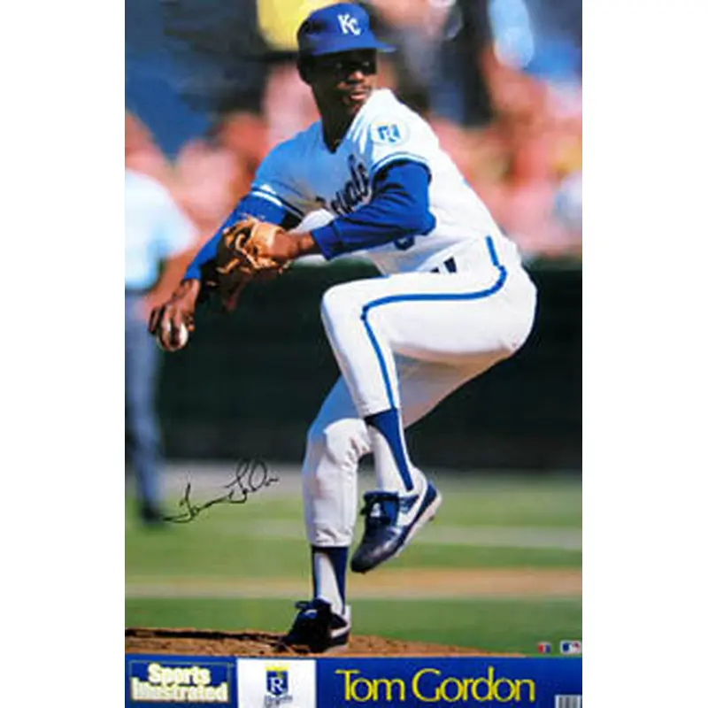 Tom Gordon "Flash" Kansas City Royals Poster - Marketcom/S.I. 1989