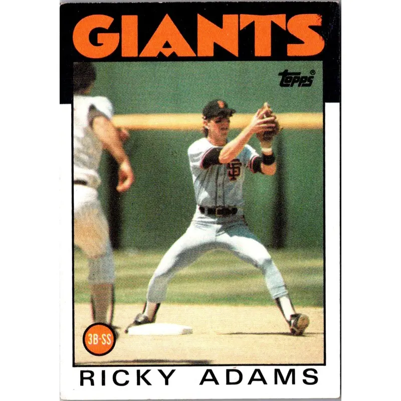 1986 Topps Ricky Adams #153